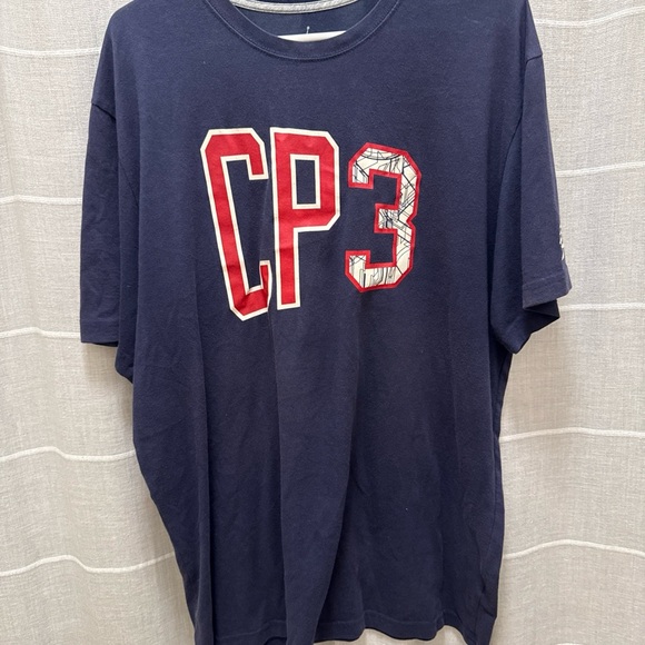 Jordan Navy Blue CP3 Men's Shirt - Picture 7 of 7